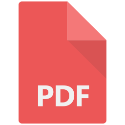 Ein rotes PDF-Symbol